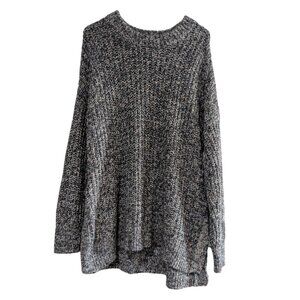 Aerie Women's Oversize Knit Sweater, Multicolor, Small, Long Sleeve, Crew Neck